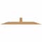 Ekena Millwork Portland Smooth Timber Gable Bracket, Western Red Cedar, 84"W x 14"H x 3 1/2"D x 5 1/2"F, 4/12 Pitch GBW084X14X0406POR00SWR - alternate 1